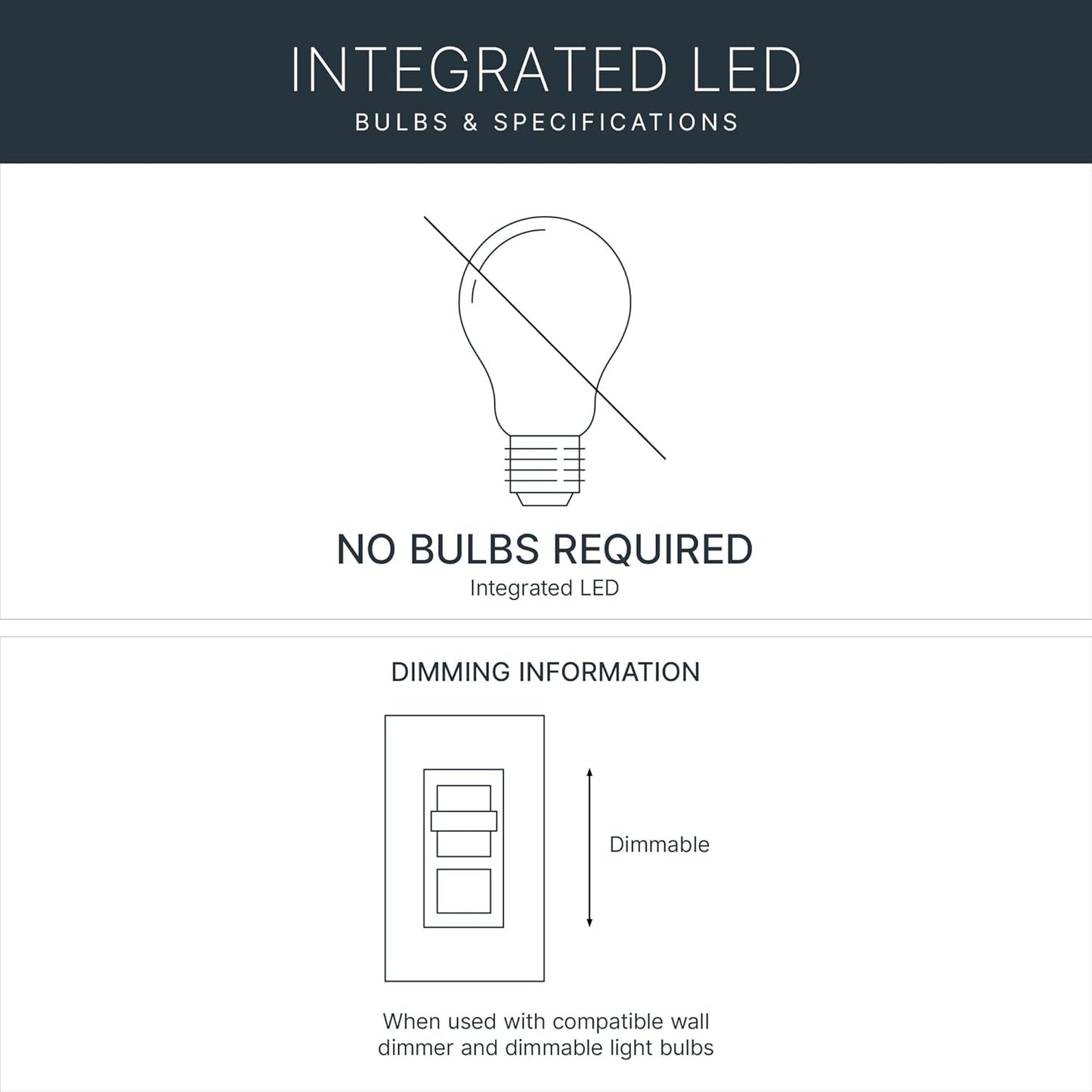 FLICKERGIFT Gen 1 LED Downlight in White, 7.5” Ceiling Lights Flush Mount, Wet Rated Interior Dimmable Light for Living Room, Dining Room, Kitchen, Bathroom and Bedroom, 3000K, (7.5” x 1.5”)