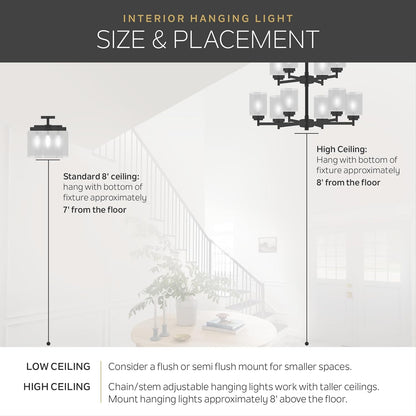 FLICKERGIFT Gen 1 LED Downlight in White, 7.5” Ceiling Lights Flush Mount, Wet Rated Interior Dimmable Light for Living Room, Dining Room, Kitchen, Bathroom and Bedroom, 3000K, (7.5” x 1.5”)