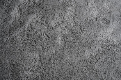 FLICKERGIFT Area Rugs for Living Room Grey Rugs for Bedroom 4x6 Carpet Fluffy Furry Soft Shag Aesthetic Plush High Pile Gray Throw Rug for Nursery Kids Room Dorm